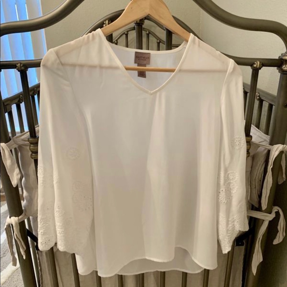 Beautiful White Blouse Shirt